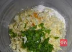 白菜葱花煎饼的做法图解4