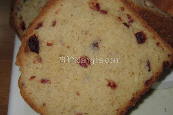 杏仁胚芽蔓越莓吐司