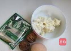 核桃豆渣饼的做法图解1