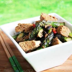 豉香芦笋冻豆腐的做法[图]
