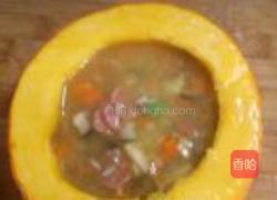 南瓜香肠焖饭的做法图解8