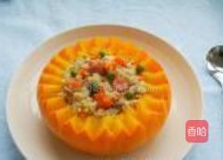 南瓜香肠焖饭的做法图解10