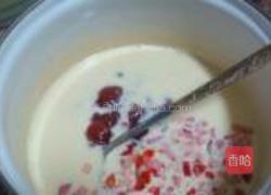 草莓果肉冰淇淋的做法图解6