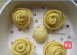 玉米玫瑰馒头的做法图解13