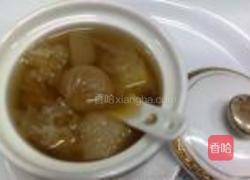 银耳无花果雪梨汤的做法图解2