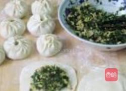 烫面菠菜蒸包的做法图解11
