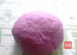 紫薯花包的做法图解2
