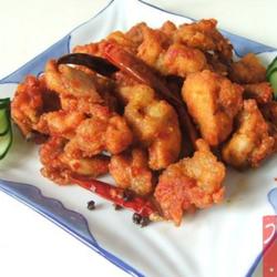 酥皮辣子鸡的做法[图]