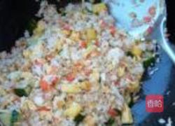 芝士菠萝焗饭的做法图解5