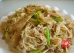 豆芽肉丝焖饼的做法图解16