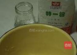 茼蒿鸡蛋煎饼的做法图解1