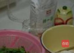 茼蒿鸡蛋煎饼的做法图解2