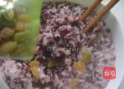 红糖紫米糕的做法图解4