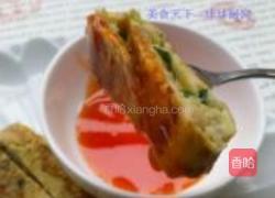 萝卜干葱花蛋饼的做法图解6