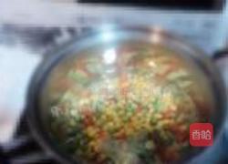 中式菠萝炒饭的做法图解3