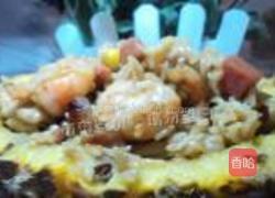 中式菠萝炒饭的做法图解9