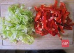 三丝炒乌冬的做法图解1