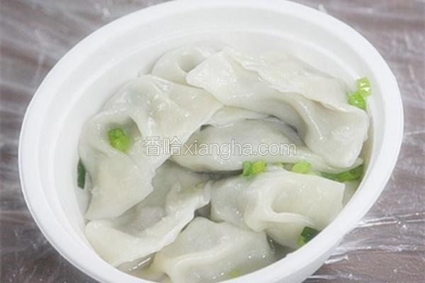 青椒猪肉馅水饺