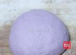 紫玫瑰馒头的做法图解3