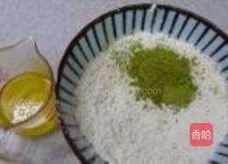 抹茶红豆酥的做法图解6