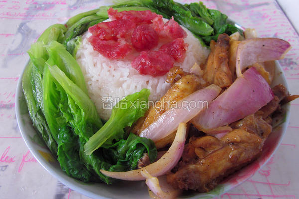 香草可乐糖鸡翅饭