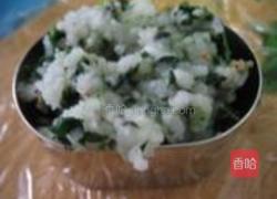 香煎菠菜饭团的做法图解12