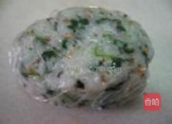 香煎菠菜饭团的做法图解13