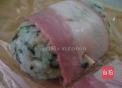 香煎菠菜饭团的做法图解15