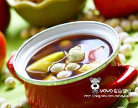 莲子桃子番茄汤