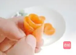 巧做胡萝卜花的做法图解9