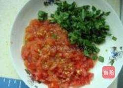 番茄鸡蛋薄荷煎饺的做法图解2