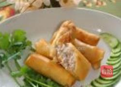 蟹肉春卷的做法图解15