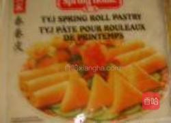 蟹肉春卷的做法图解2