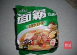 娃娃菜牛肉丸方便面的做法图解2