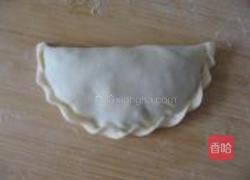 香煎韭菜盒的做法图解12