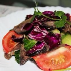 鲜蔬拌牛肉的做法[图]