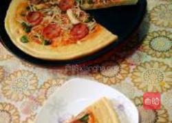 火腿披萨的做法图解19