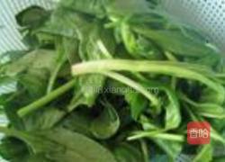 菠菜煎饼的做法图解1
