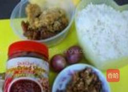 虾酱炒饭的做法图解1