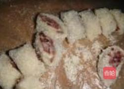 椰丝豆沙卷的做法图解10