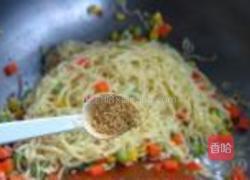 田园素什锦炒面的做法图解6