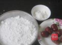 红枣白糖糯米糕的做法图解1