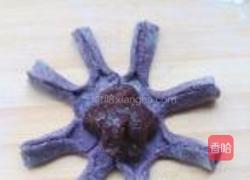 黑米豆沙菊花包的做法图解8