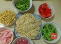 豆角焖面的做法图解1