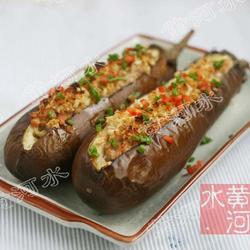 蒜茸鸡粒烤茄子的做法[图]