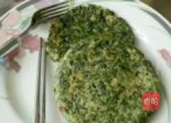 荠菜虾皮鸡蛋饼的做法图解14