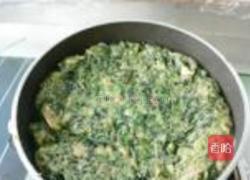 荠菜虾皮鸡蛋饼的做法图解13