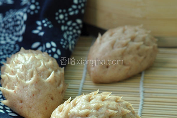 小刺猬豆沙包