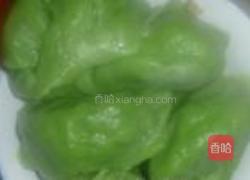 菠菜面韭菜鸡蛋饺的做法图解5