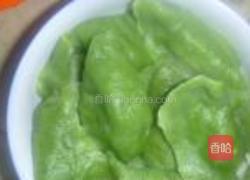 菠菜面韭菜鸡蛋饺的做法图解6